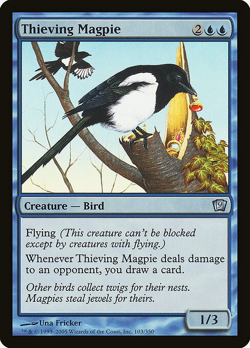 Magic the Gathering Card - Thieving Magpie - MTG Circle