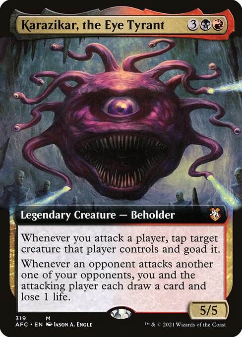 Magic the Gathering Card - Karazikar, the Eye Tyrant - MTG Circle