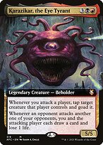 Magic the Gathering Card - Karazikar, the Eye Tyrant - MTG Circle