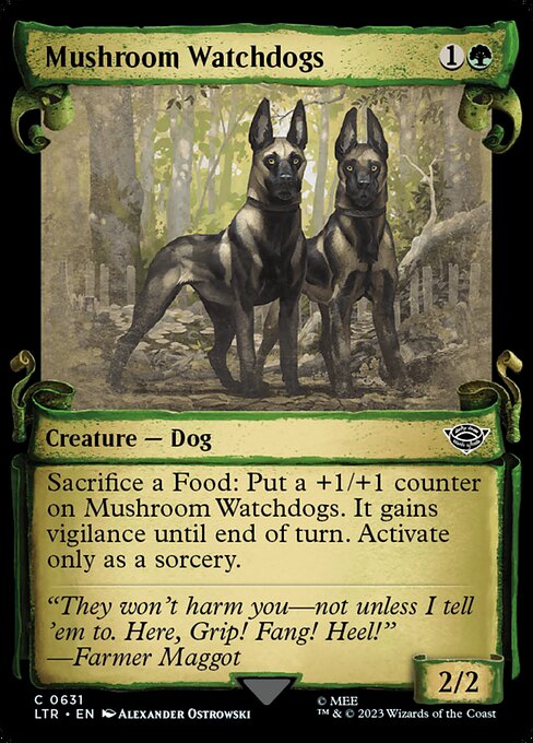 Magic the Gathering Card - Mushroom Watchdogs - MTG Circle