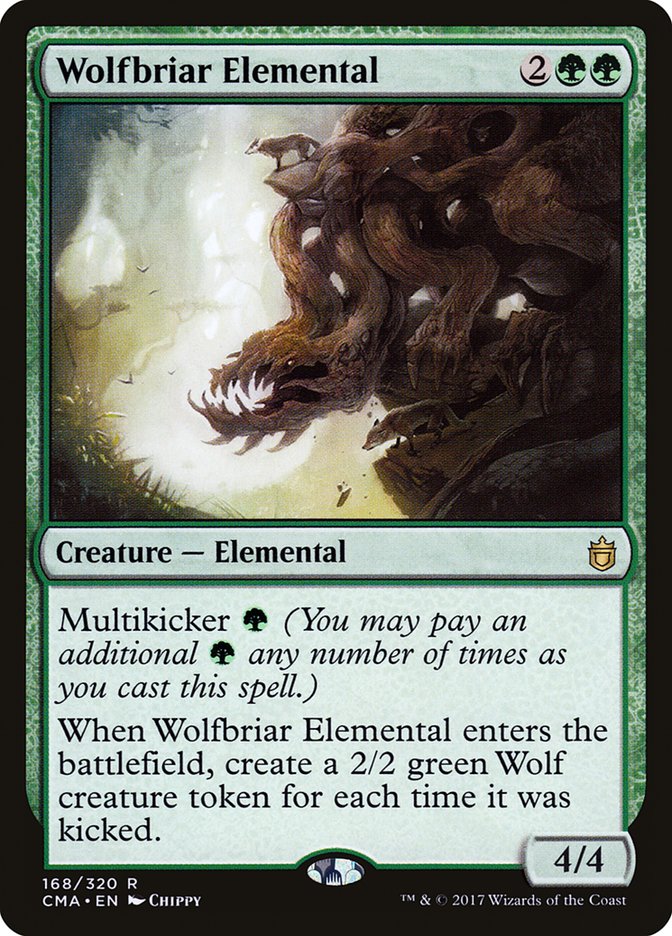 Magic the Gathering Card - Wolfbriar Elemental - MTG Circle