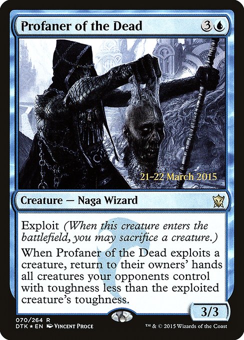 Magic the Gathering Card - Profaner of the Dead - MTG Circle