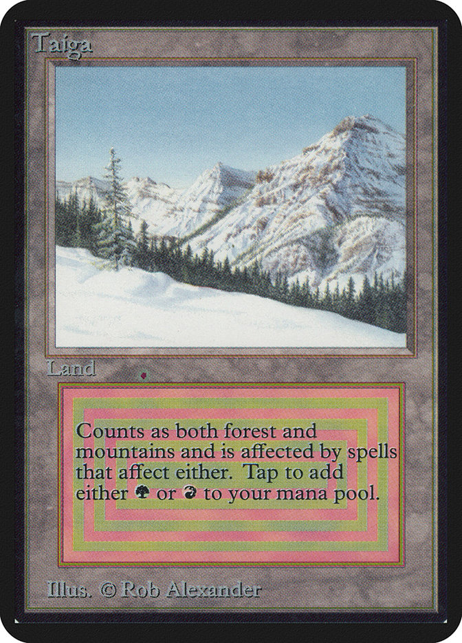 Magic the Gathering Card - Taiga - MTG Circle