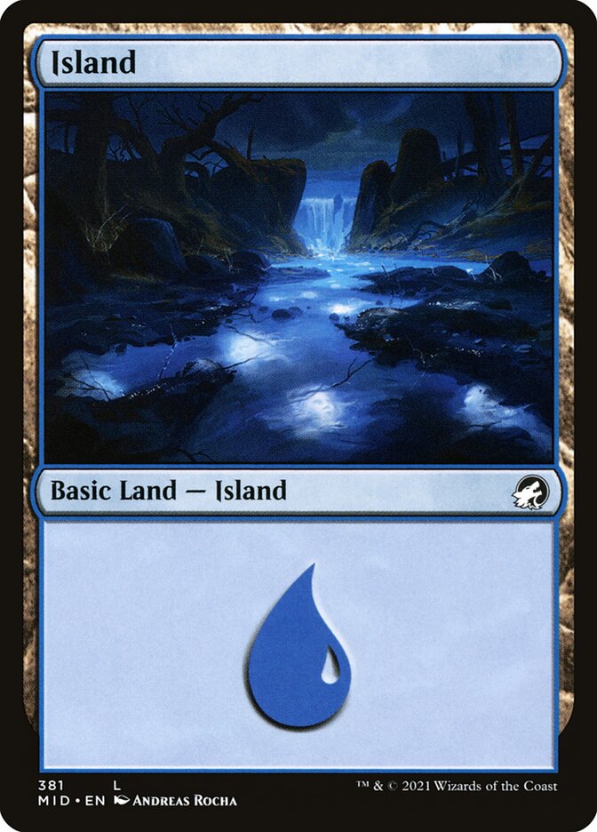 Magic the Gathering Card - Island - MTG Circle