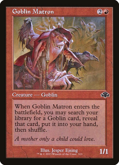 Magic the Gathering Card - Goblin Matron - MTG Circle