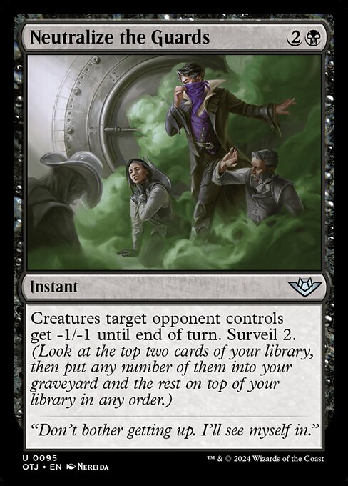 Magic the Gathering Card - Neutralize the Guards - MTG Circle