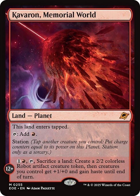 Magic the Gathering Card - Kavaron, Memorial World - MTG Circle