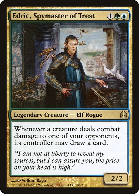 Magic the Gathering Card - Edric, Spymaster of Trest - MTG Circle