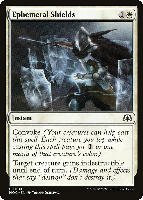Magic the Gathering Card - Ephemeral Shields - MTG Circle