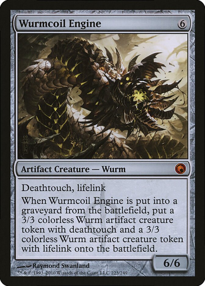 Magic the Gathering Card - Wurmcoil Engine - MTG Circle