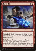 Magic the Gathering Card - Twin Bolt - MTG Circle