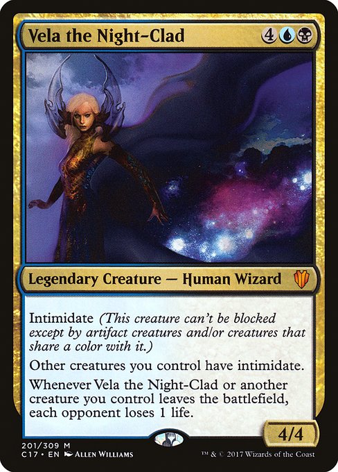 Magic the Gathering Card - Vela the Night-Clad - MTG Circle