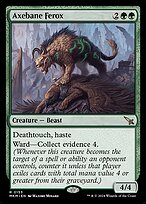 Magic the Gathering Card - Axebane Ferox - MTG Circle