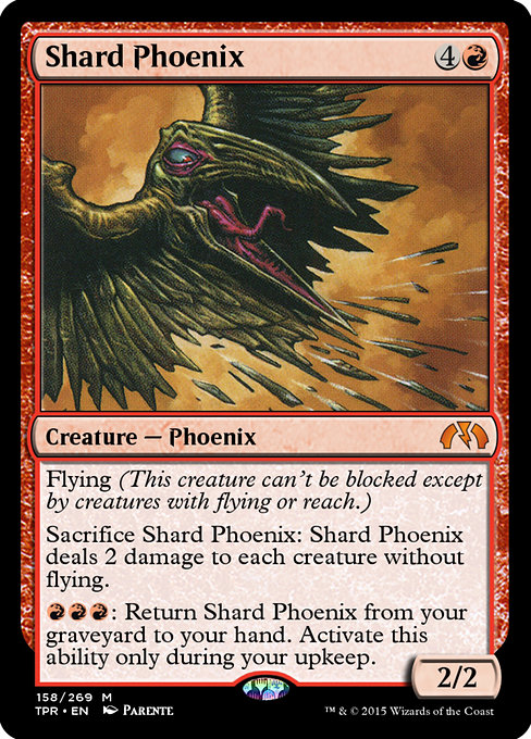 Magic the Gathering Card - Shard Phoenix - MTG Circle