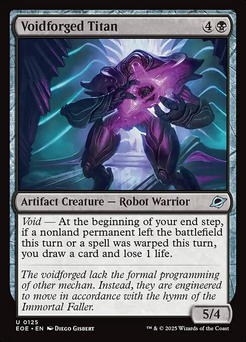 Magic the Gathering Card - Voidforged Titan - MTG Circle