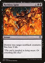 Magic the Gathering Card - Reckless Spite - MTG Circle