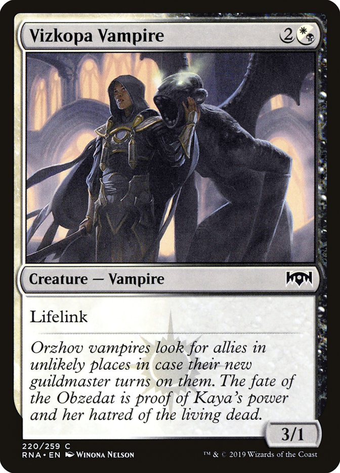 Magic the Gathering Card - Vizkopa Vampire - MTG Circle