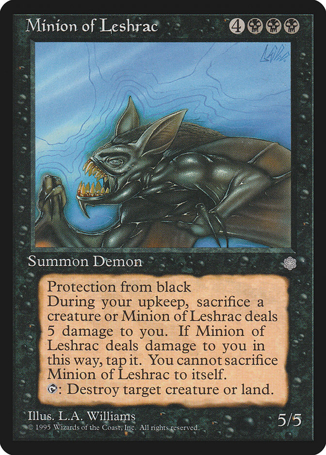 Magic the Gathering Card - Minion of Leshrac - MTG Circle