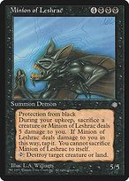 Magic the Gathering Card - Minion of Leshrac - MTG Circle