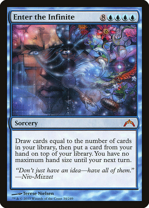Magic the Gathering Card - Enter the Infinite - MTG Circle