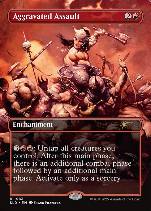 Magic the Gathering Card - Aggravated Assault - MTG Circle