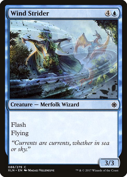 Magic the Gathering Card - Wind Strider - MTG Circle
