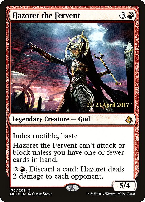 Magic the Gathering Card - Hazoret the Fervent - MTG Circle