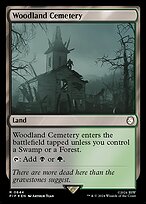 Magic the Gathering Card - Woodland Cemetery - MTG Circle