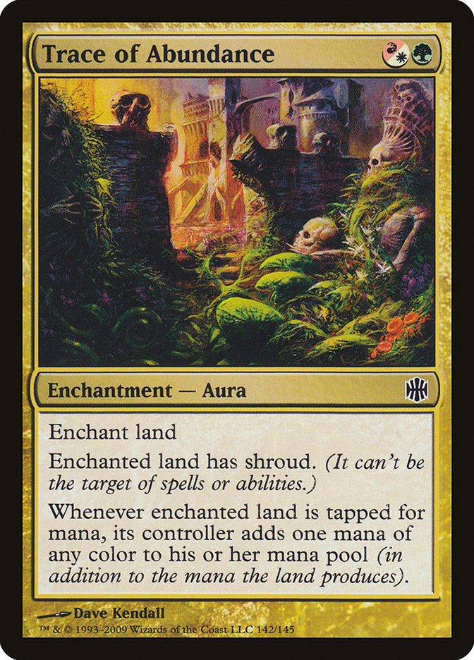 Magic the Gathering Card - Trace of Abundance - MTG Circle