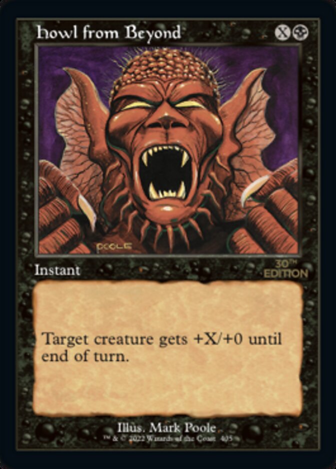 Magic the Gathering Card - Howl from Beyond - MTG Circle