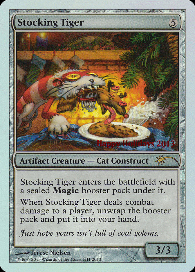 Magic the Gathering Card - Stocking Tiger - MTG Circle