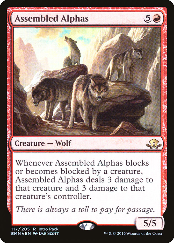 Magic the Gathering Card - Assembled Alphas - MTG Circle