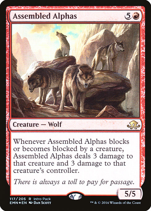 Magic the Gathering Card - Assembled Alphas - MTG Circle