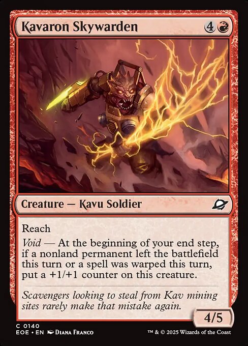 Magic the Gathering Card - Kavaron Skywarden - MTG Circle