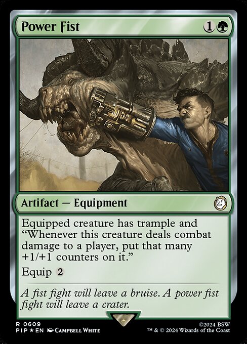 Magic the Gathering Card - Power Fist - MTG Circle