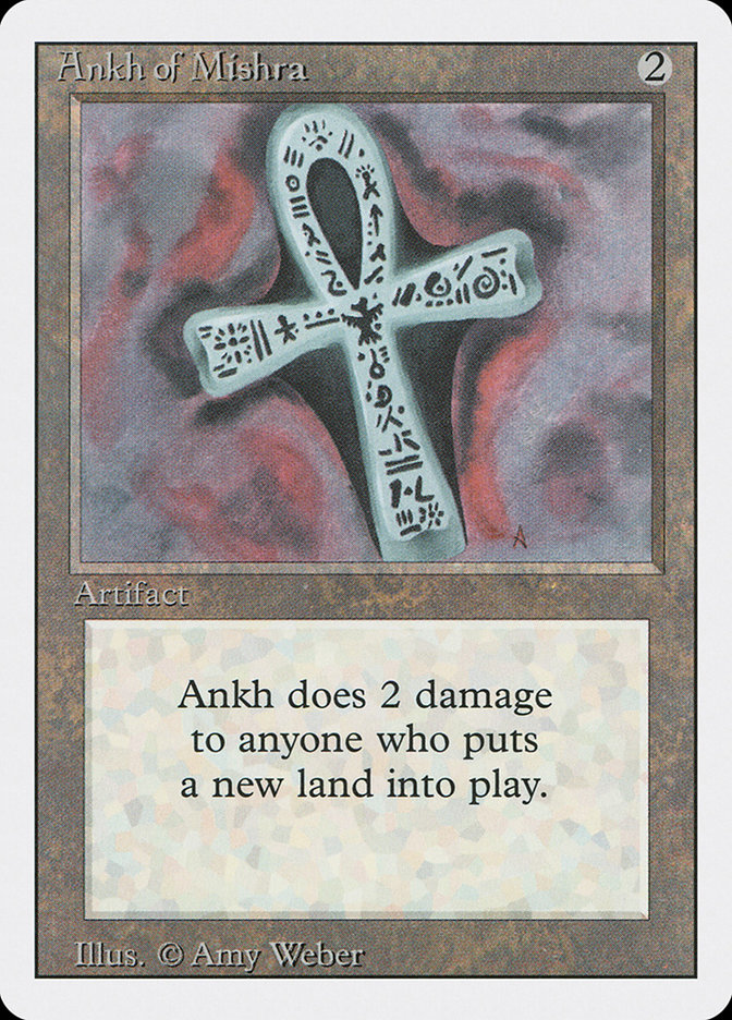 Magic the Gathering Card - Ankh of Mishra - MTG Circle