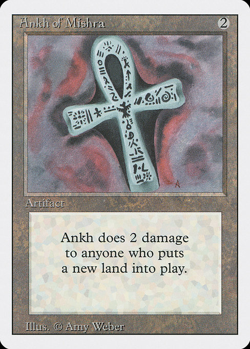 Magic the Gathering Card - Ankh of Mishra - MTG Circle