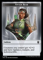 Magic the Gathering Card - Vivien Reid Emblem - MTG Circle