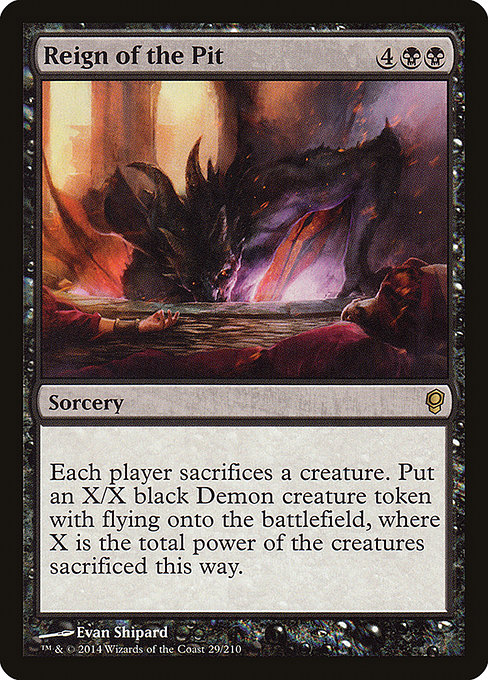 Magic the Gathering Card - Reign of the Pit - MTG Circle