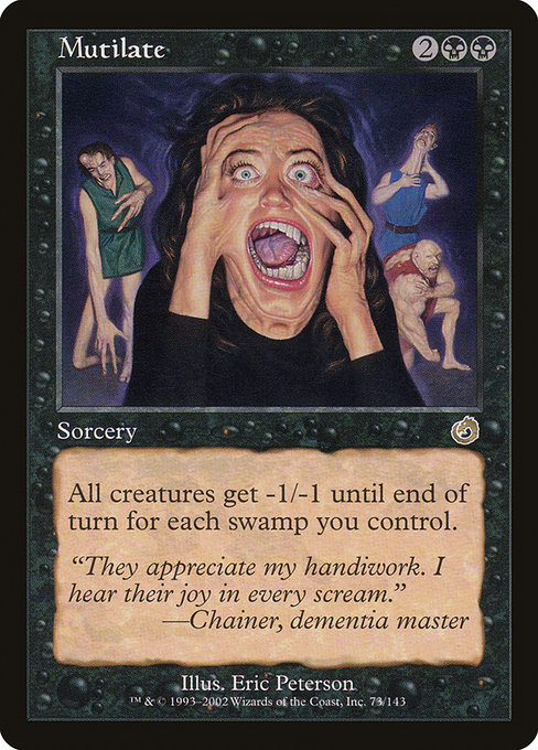 Magic the Gathering Card - Mutilate - MTG Circle