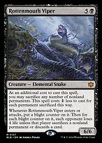 Magic the Gathering Card - Rottenmouth Viper - MTG Circle