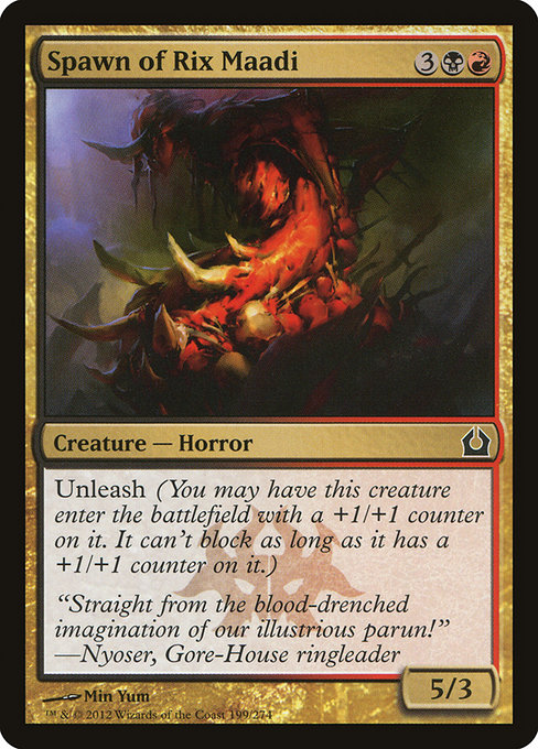 Magic the Gathering Card - Spawn of Rix Maadi - MTG Circle