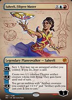 Magic the Gathering Card - Saheeli, Filigree Master - MTG Circle