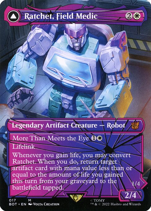 Magic the Gathering Card - Ratchet, Field Medic - MTG Circle