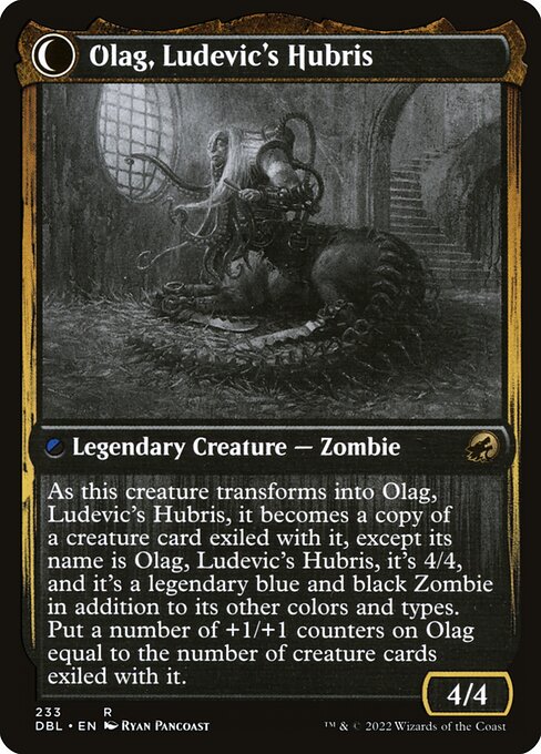Magic the Gathering Card - Olag, Ludevic's Hubris - MTG Circle