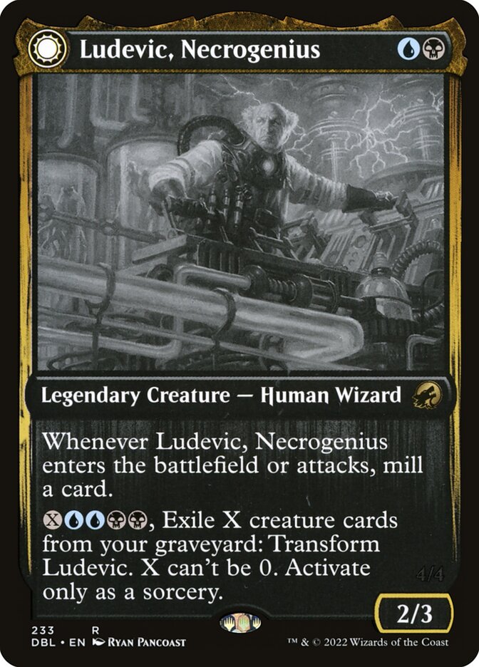 Magic the Gathering Card - Ludevic, Necrogenius - MTG Circle
