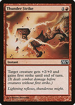 Magic the Gathering Card - Thunder Strike - MTG Circle