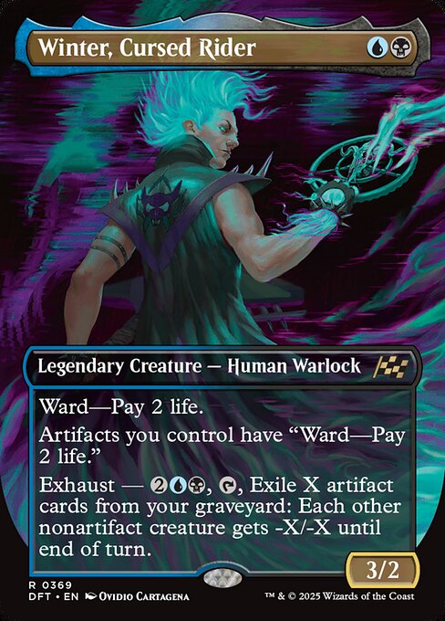 Magic the Gathering Card - Winter, Cursed Rider - MTG Circle