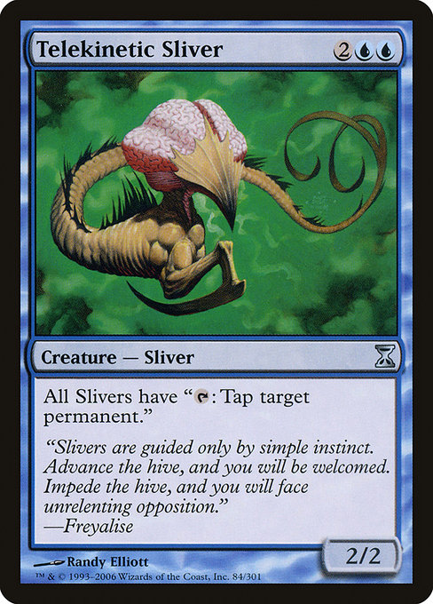 Magic the Gathering Card - Telekinetic Sliver - MTG Circle