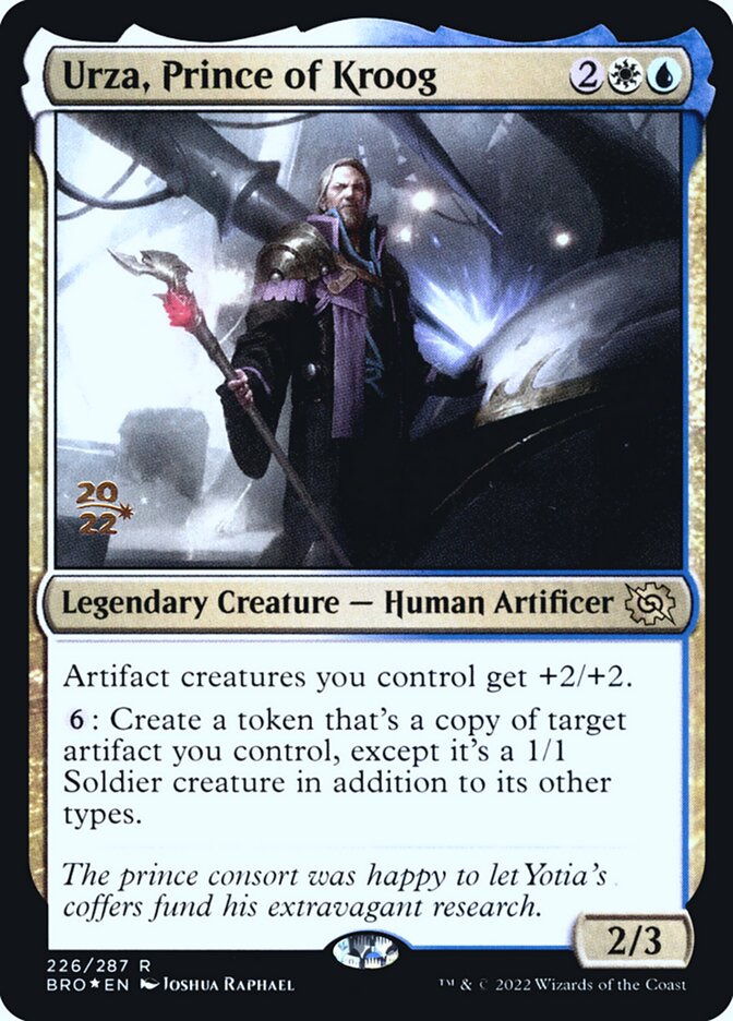 Magic the Gathering Card - Urza, Prince of Kroog - MTG Circle